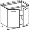 TA6-01.Д6ЭАN, Шкаф кух. 2дв., 1полка